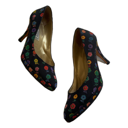 Versace Multi Color Floral Heels