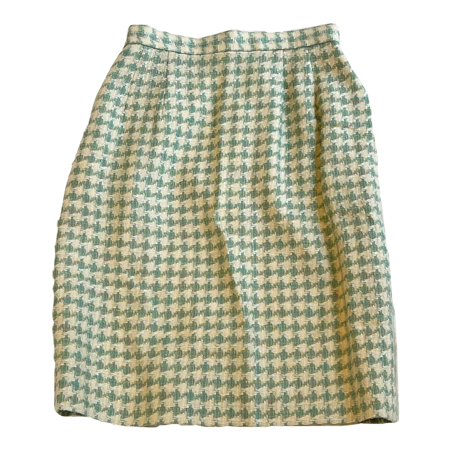 Courreges Tweed Pearl Button Jacket & Skirt Set
