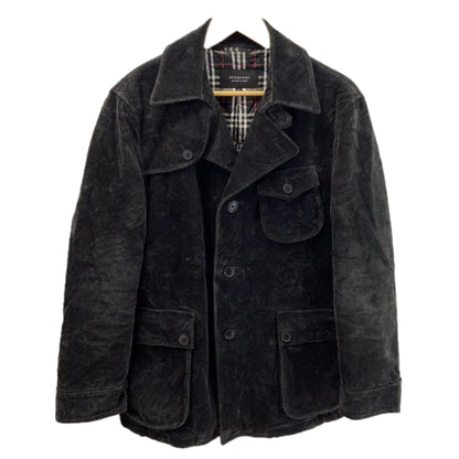 Burberry Black Label Quilted Corduroy Pocket Jacket