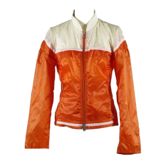 Prada Nylon Bomber Zip Up Jacket