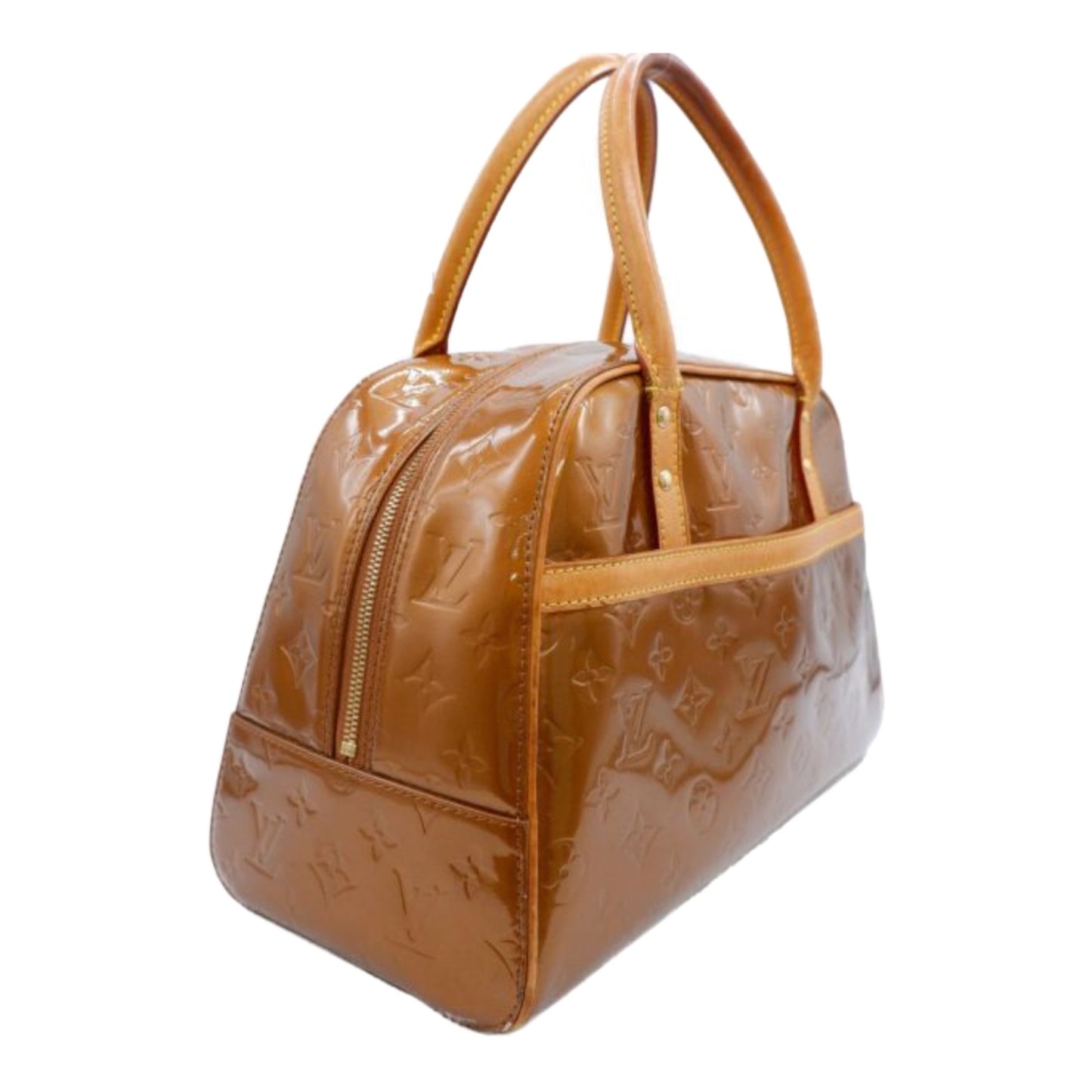 Louis Vuitton Vernis Vinyl  Tompkins Double Strap Handbag