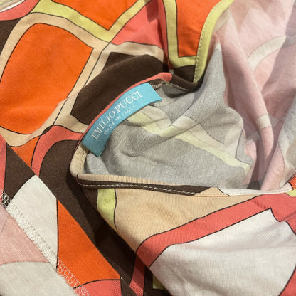 Emilio Pucci Multi Print Halterneck Cami Top