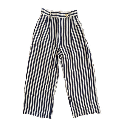 Moschino Couture Stripe  High Waisted Wide Leg Pants