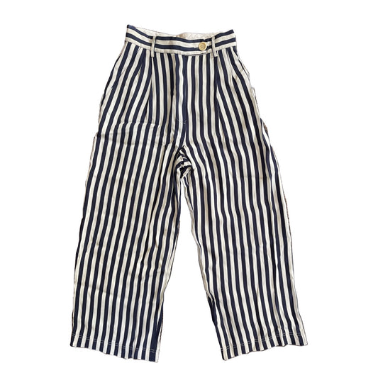 Moschino Couture Stripe  High Waisted Wide Leg Pants