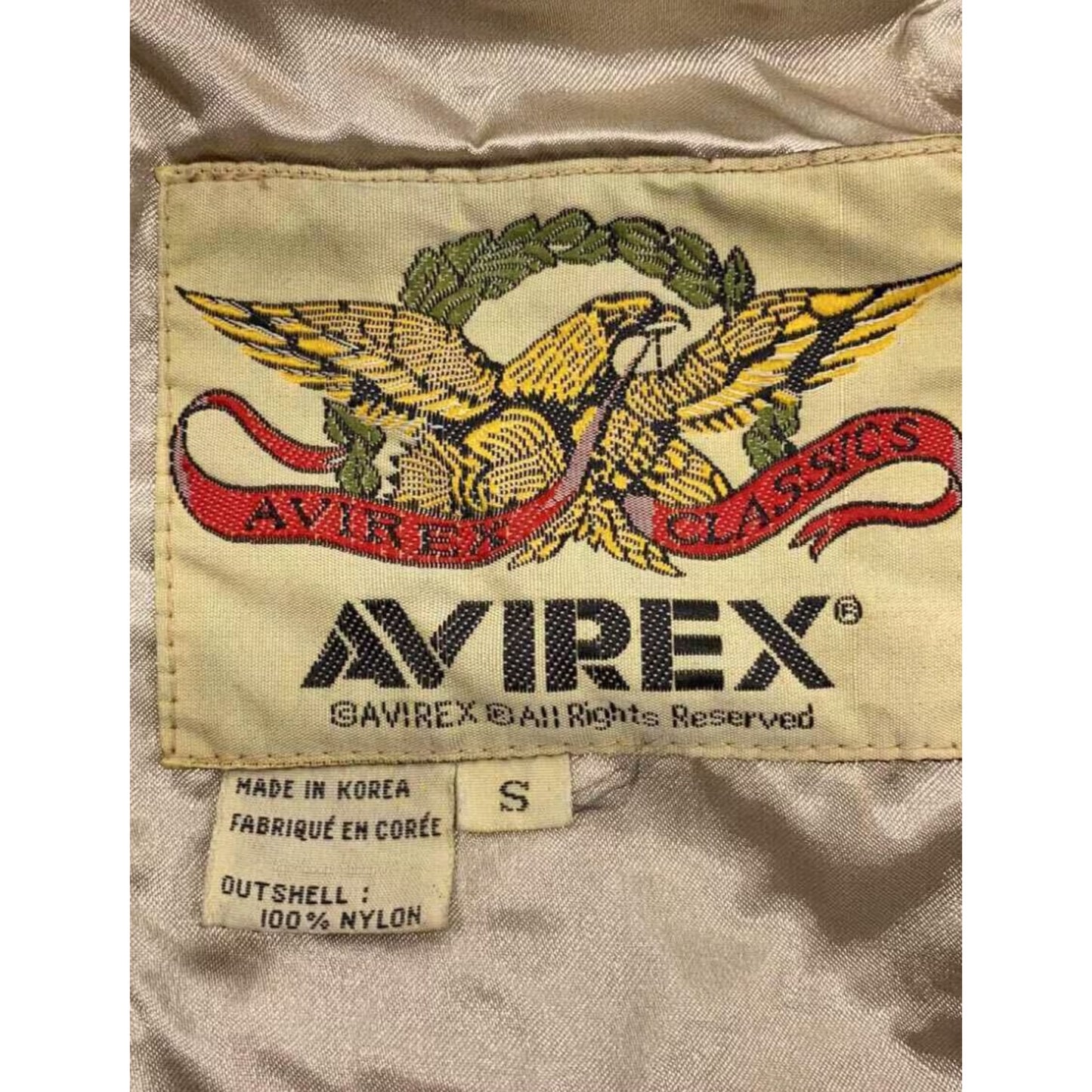 Avirex Motorcycle Varsity Jacket w Badges