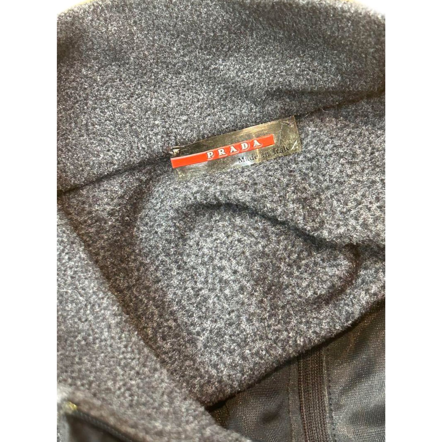 Prada Mens Sport Fleece Zip Down Vest