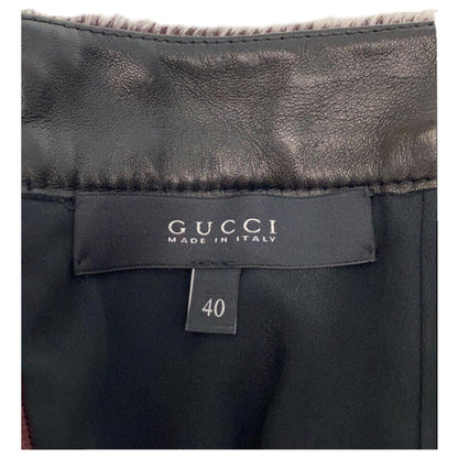 Gucci Calf Fur Pencil Skirt