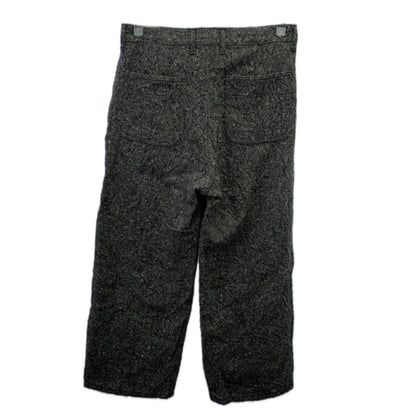 Tricot Comme Des Garcons Grey Melange Wool Wide Leg Pants