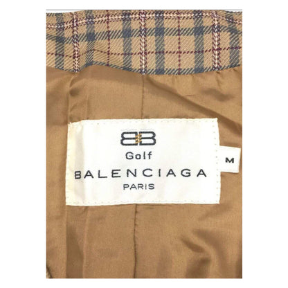 Balenciaga Golf Checkered Button Down Vest