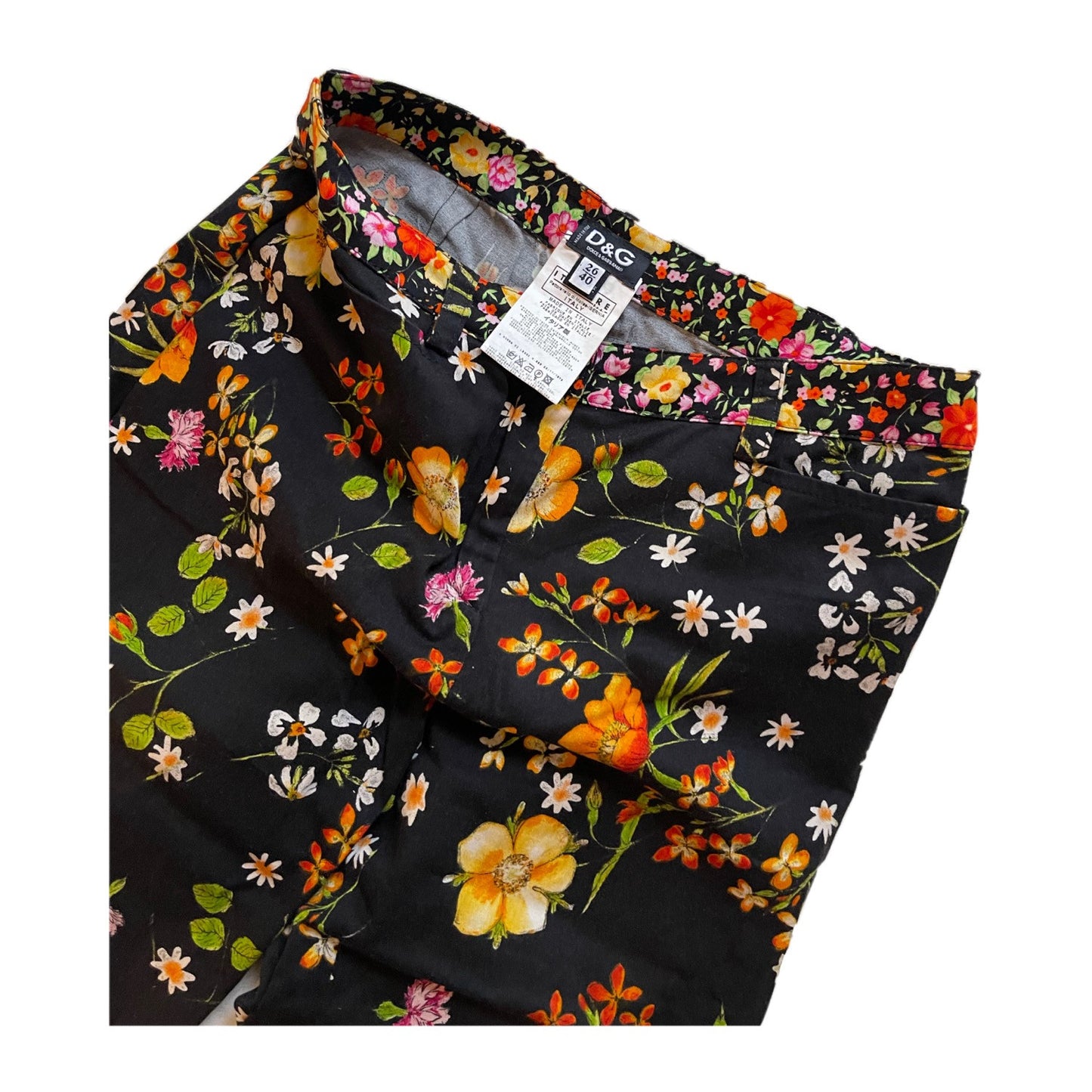 Dolce & Gabbana Floral Capri Pants
