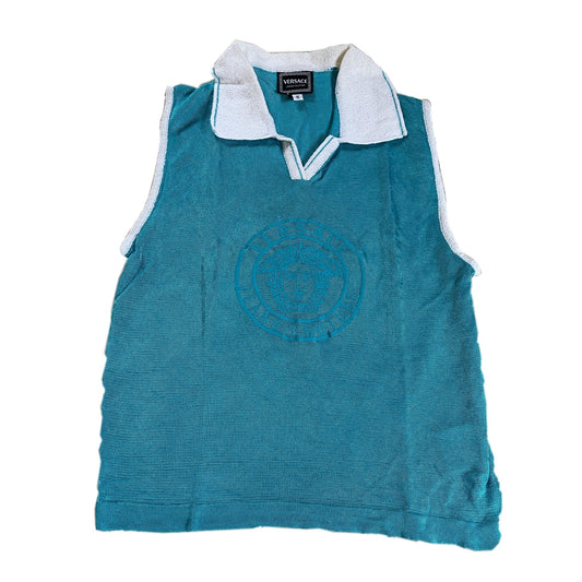 Versace Jeans Couture Medusa Logo S/less CropTop