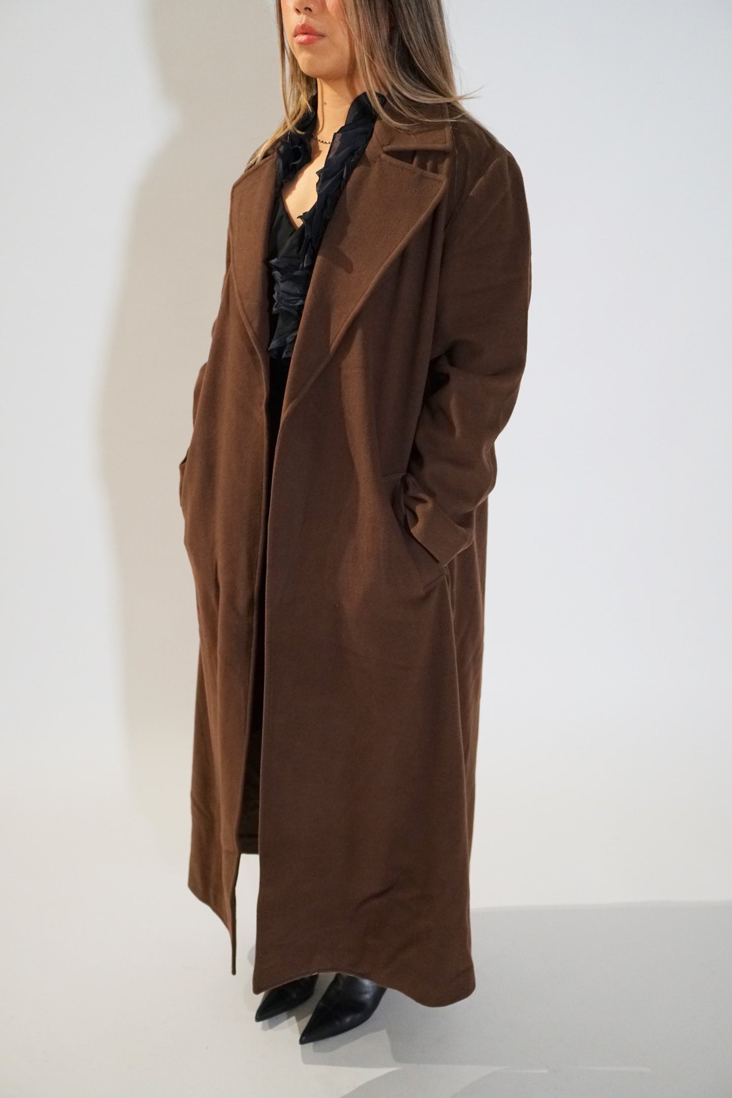 DKNY Cashmere Wool Blend Coat