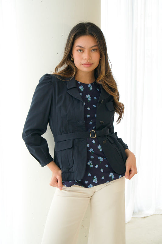 Miu Miu Belted Pocket Blazer