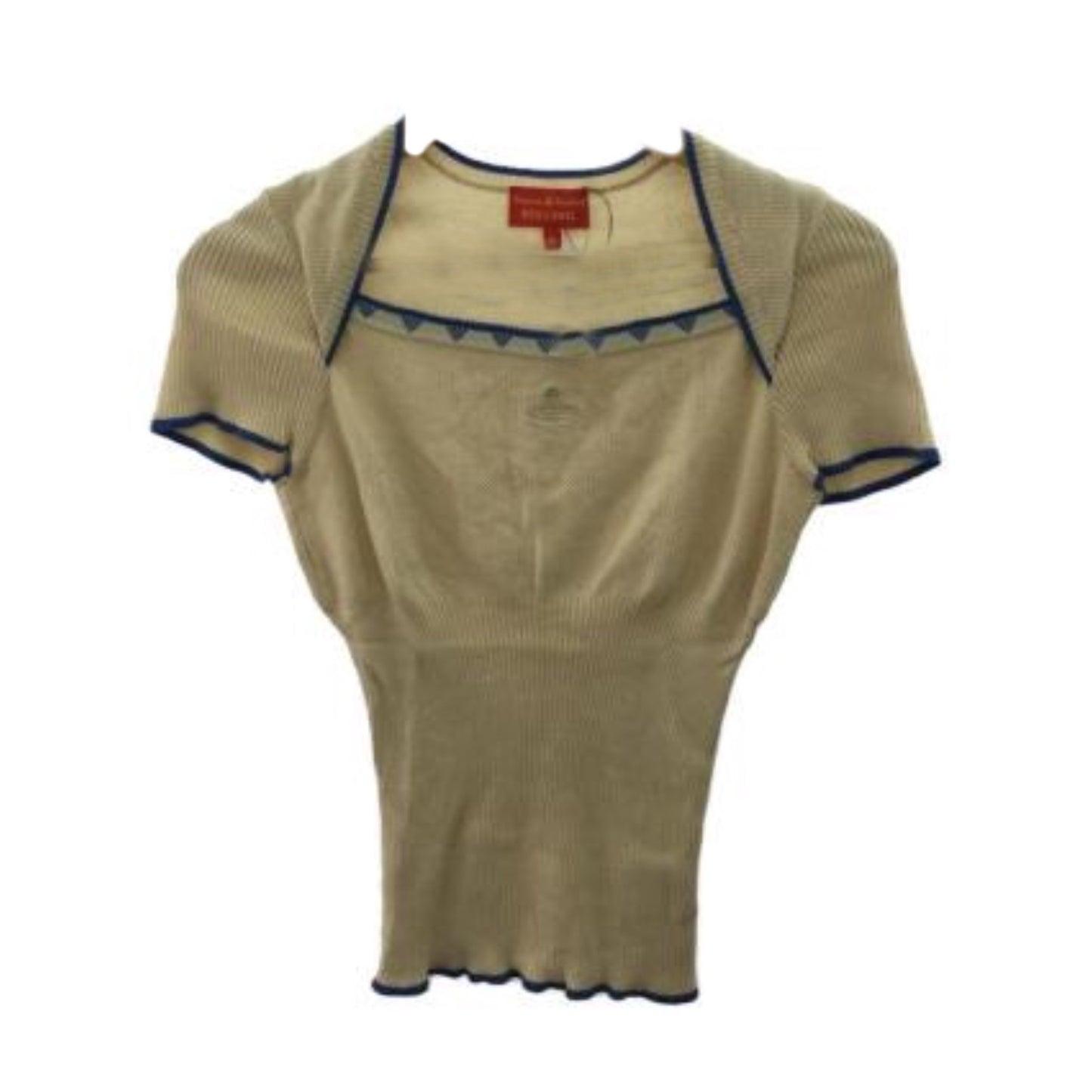 Vivienne Westwood Square Neck SS Knit Top