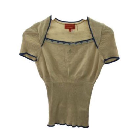 Vivienne Westwood Square Neck SS Knit Top