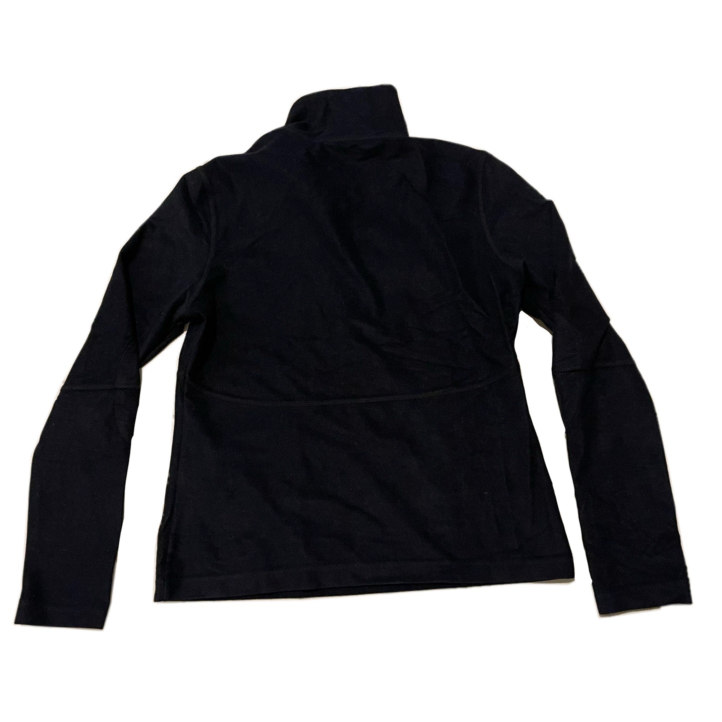 Prada Sport 1/2 Zip Fleece Turtleneck LS Patch Top