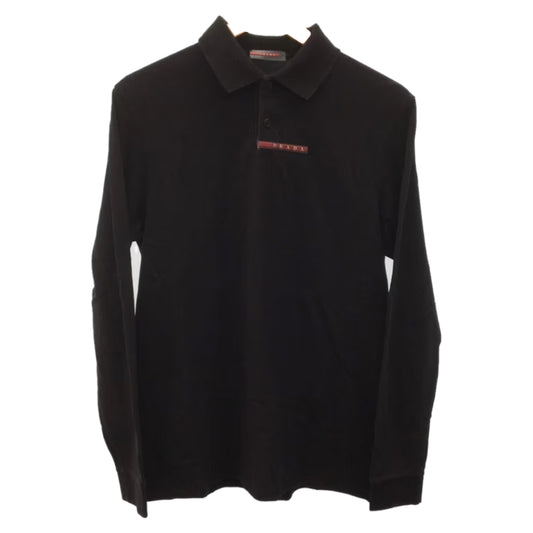 Prada LS Mens Logo Polo