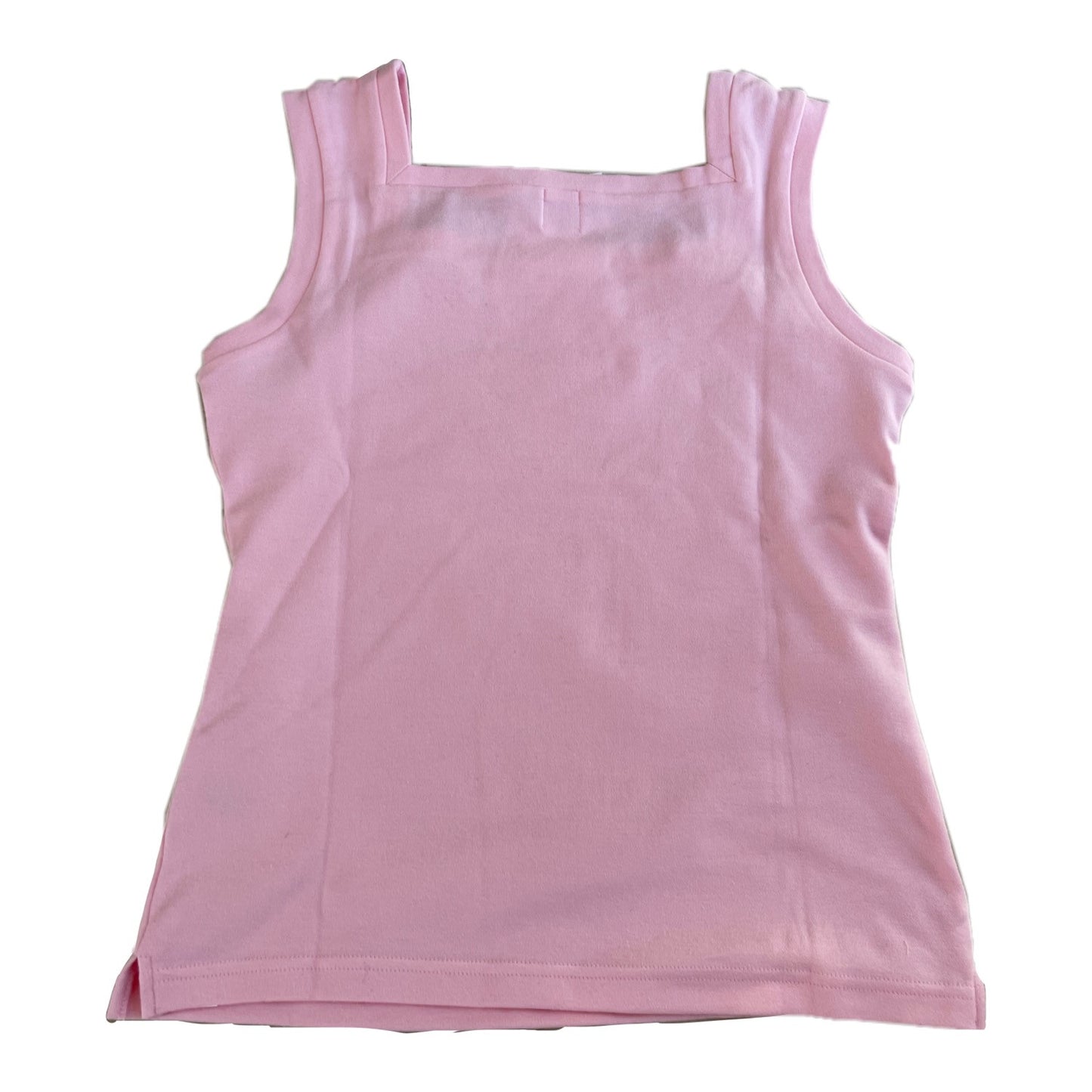 Courreges Square Neck Logo Tank Top