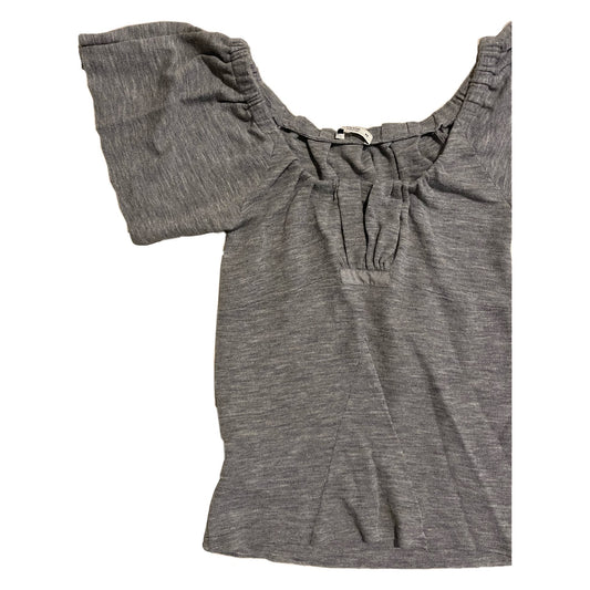 Prada Bell SS Sleeve Square Neck Knit