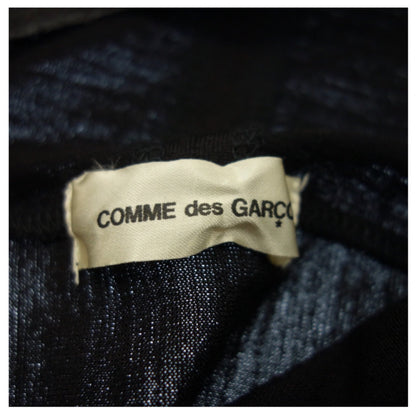 Comme Des Garcons Turtleneck Cropped Slit Neck LS Top