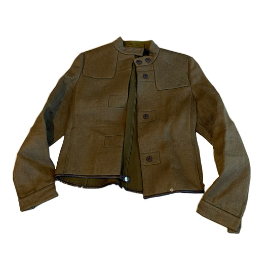 Prada Utility Padded Jacket Skirt Set