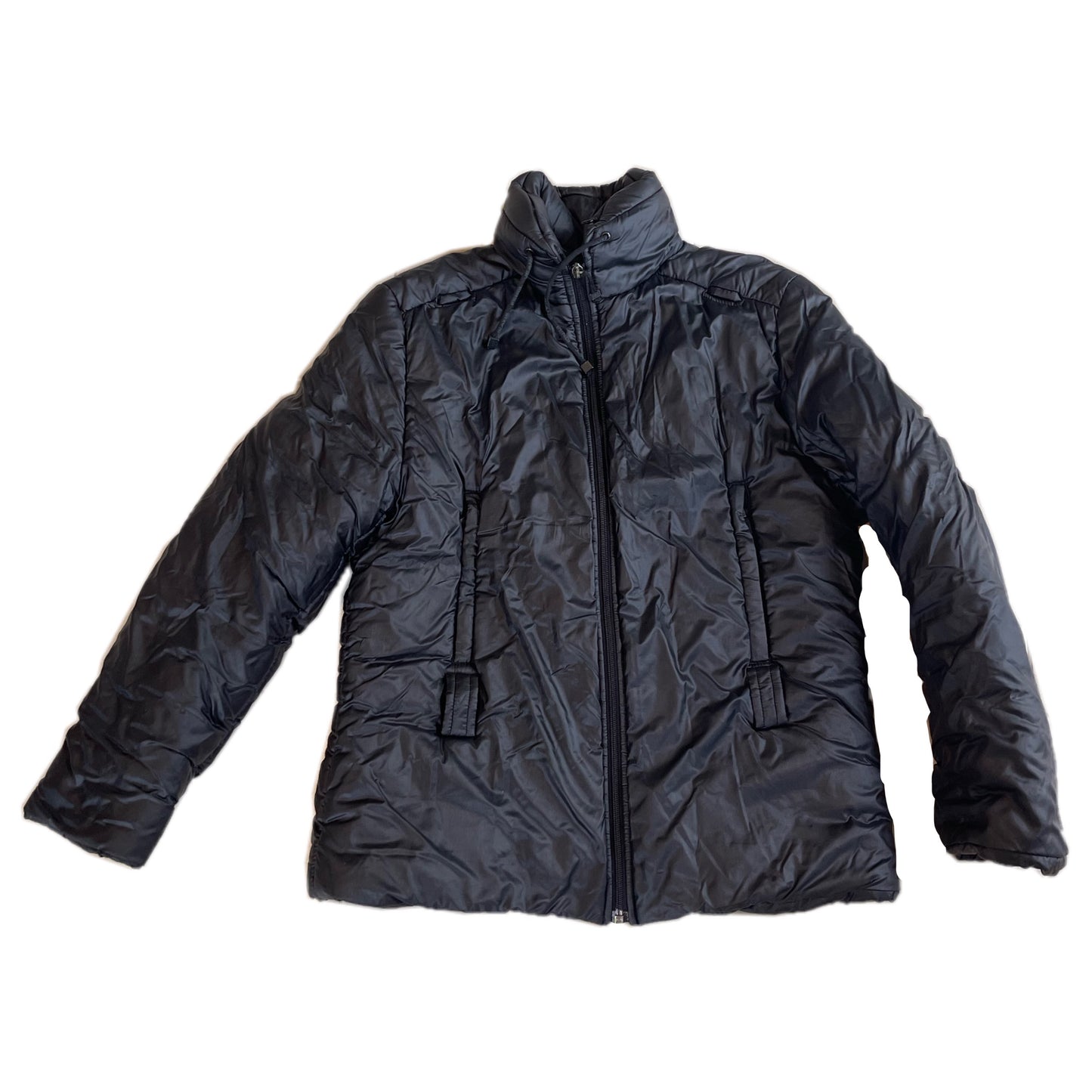 Fendi Jeans Nylon Puffer Zipper Pocket Jackets