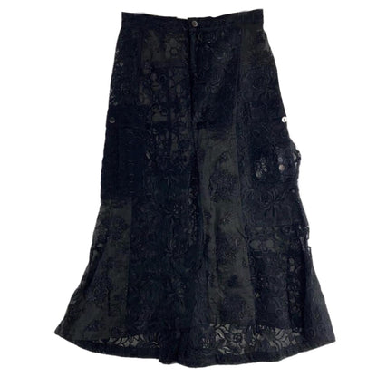 Tricot Comme Des Garcons Floral Tile Mermaid Midi Pocket Skirt