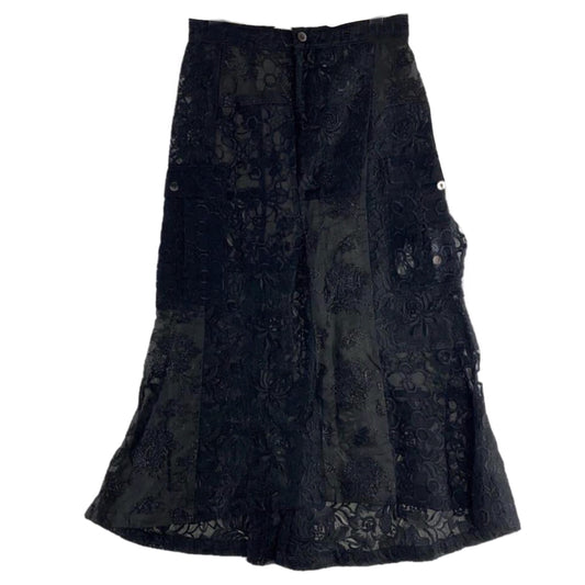 Tricot Comme Des Garcons Floral Tile Mermaid Midi Pocket Skirt