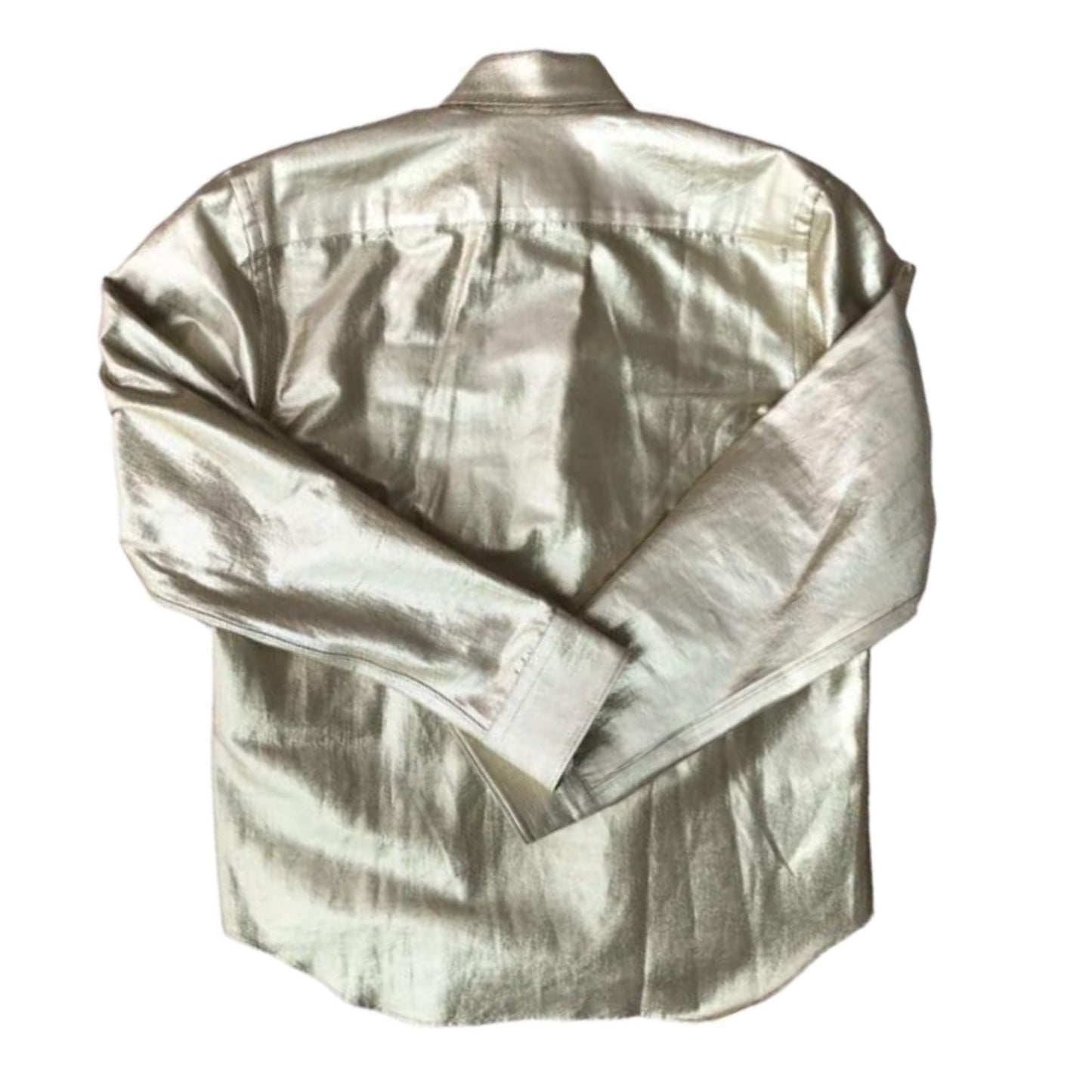 Junya Watanabe Comme Des Garcons Metallic Shirt w StudCollar