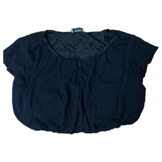 Moschino Button Down SS Wool Crop Top
