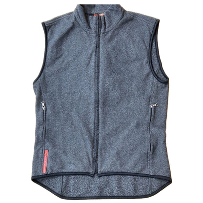 Prada Mens Sport Fleece Zip Down Vest