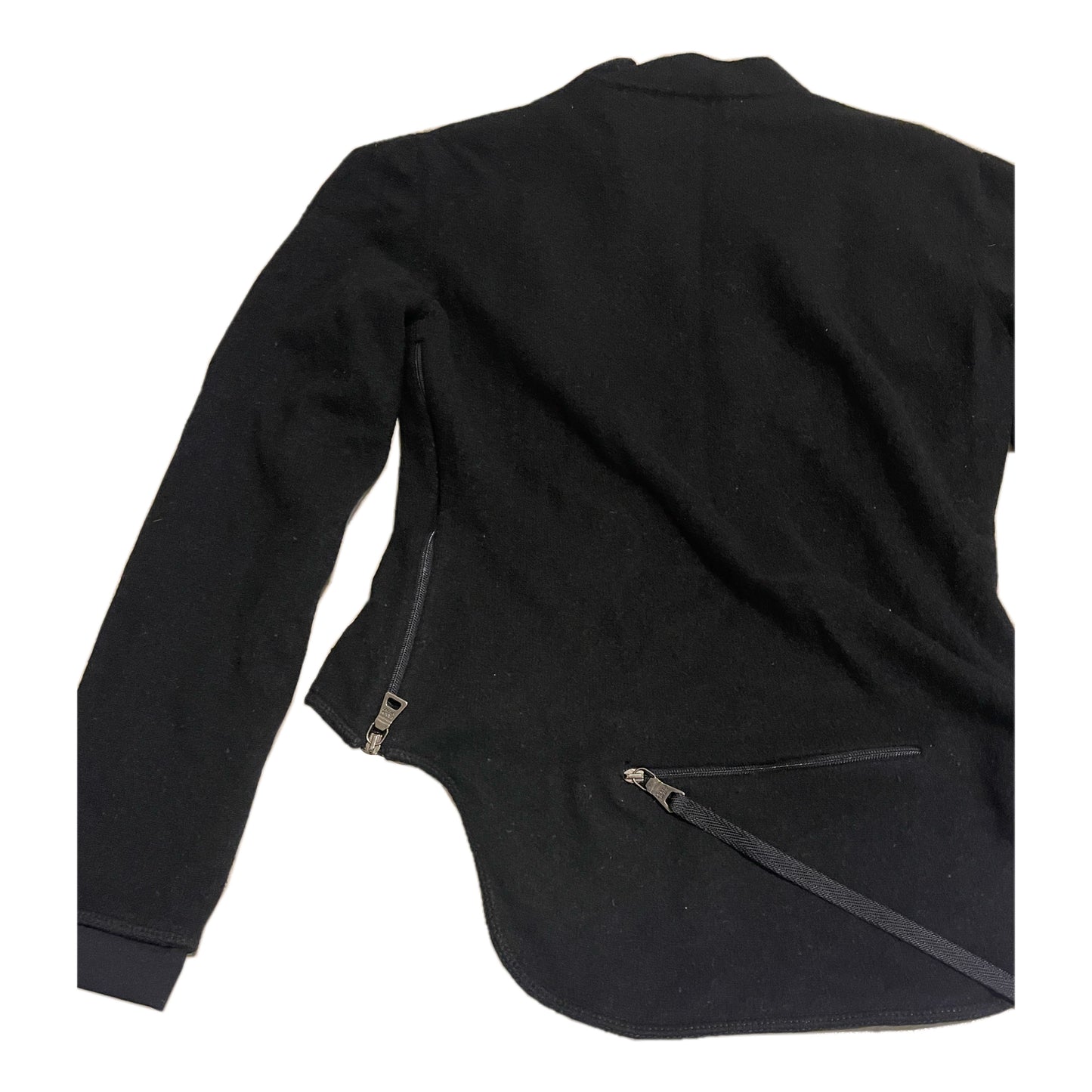 Prada Mock Neck LS Zipper Top