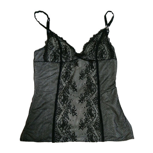 Dolce & Gabbana Diamante Logo Strap Cami