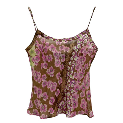 Sportmax Silk Floral Abstract Cami Top