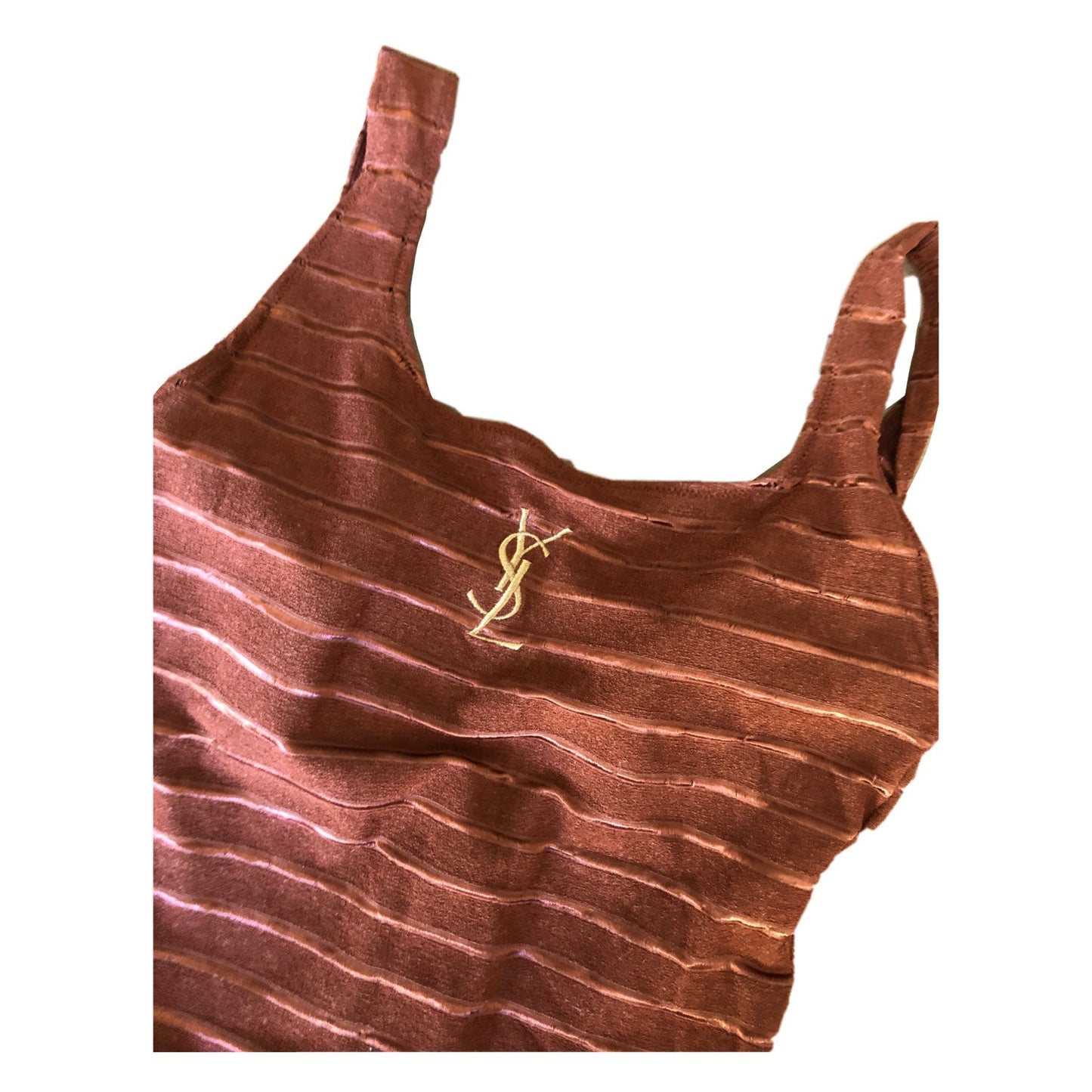 Yves Saint Laurent One Piece YSL Logo Swimsuit