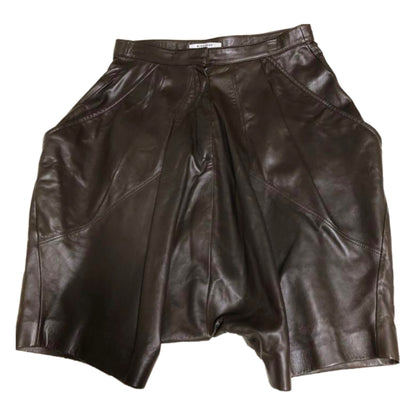 Givenchy Lamb Leather Harem Shorts