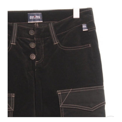 Jean Paul Gaultier Brown Velvet Utility Pant