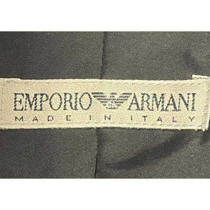 Emporio Armani Faux Leather Trench Coat