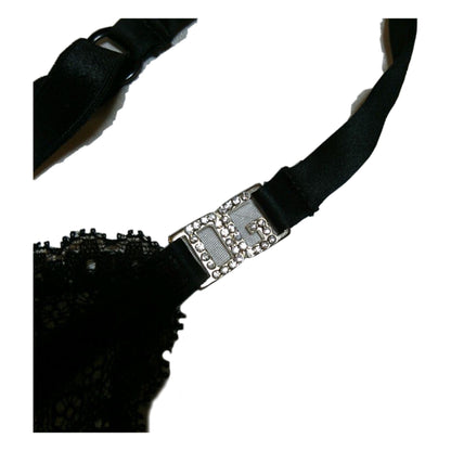 Dolce & Gabbana Diamante Logo Strap Cami