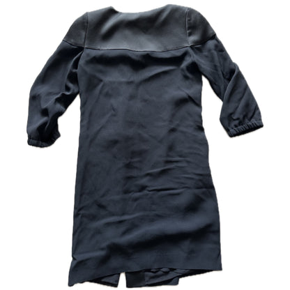Emporio Armani Bow Cuff 3/4 Sleeve Shift Dress