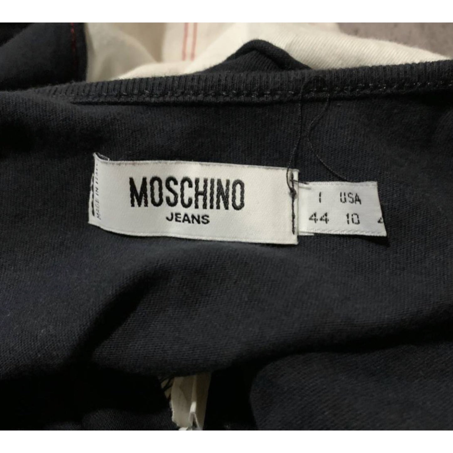 Moschino Jeans Peace Graphic Low Back Tee