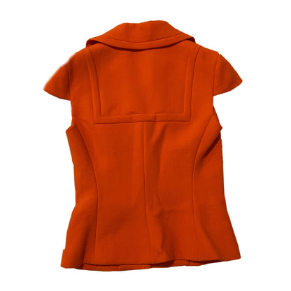 Prada Cap Short Sleeve Half Zip Button Polo Top