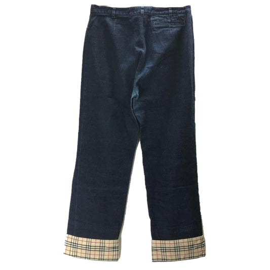 Burberry London Jeans w Nova Check Cuff Straight Jeans