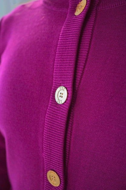 Yves Saint Laurent Knit Button Down Midi Dress