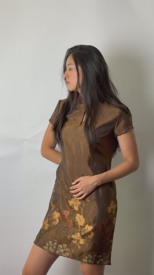 Kookai Floral Hem Chinese SS Dress Made in France